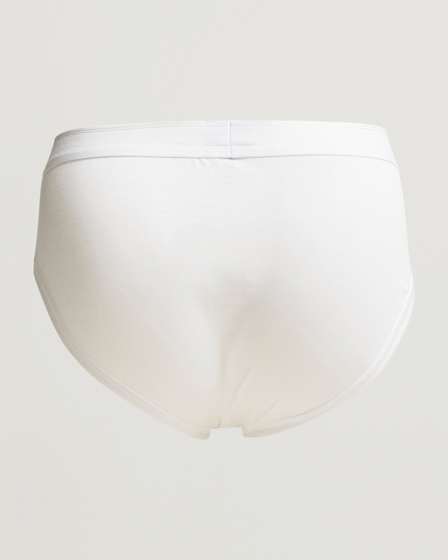 Zimmerli of Switzerland Mercerized Cotton Briefs White