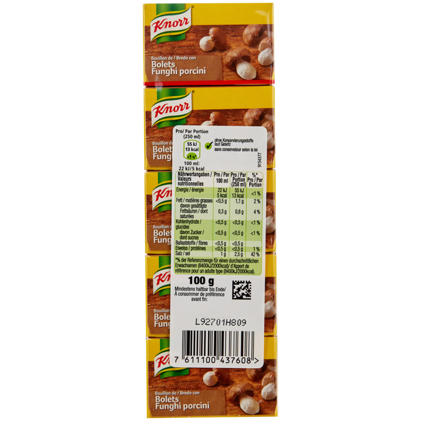 Knorr Steinpilzbouillon 5x20g