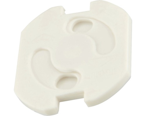 Witte stopcontactbeschermers, 10 stuks, zelfklevend