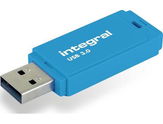 INTEGRAL - Clé USB NEON BLEU 64 Go