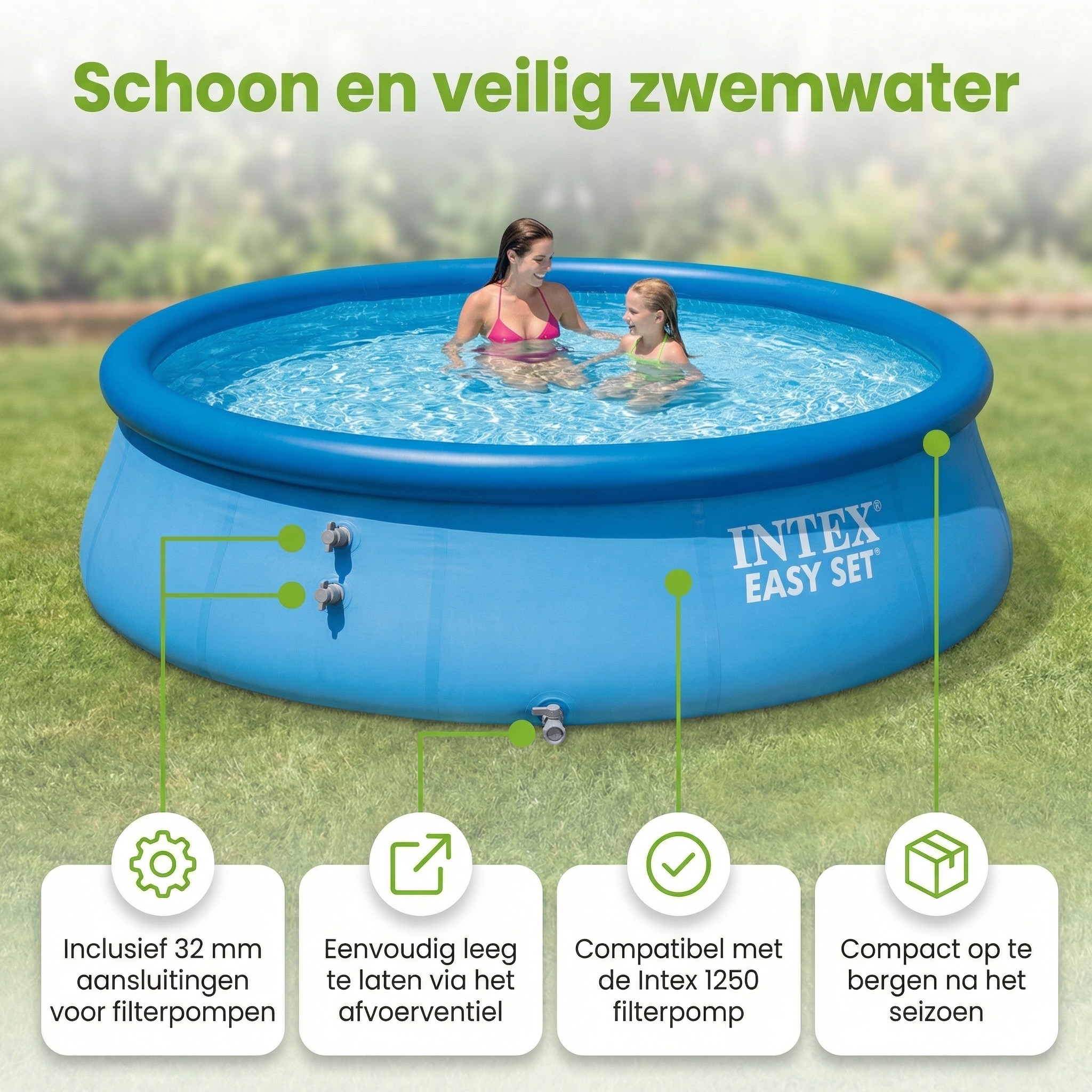 Intex easy set 244x61cm zwembad