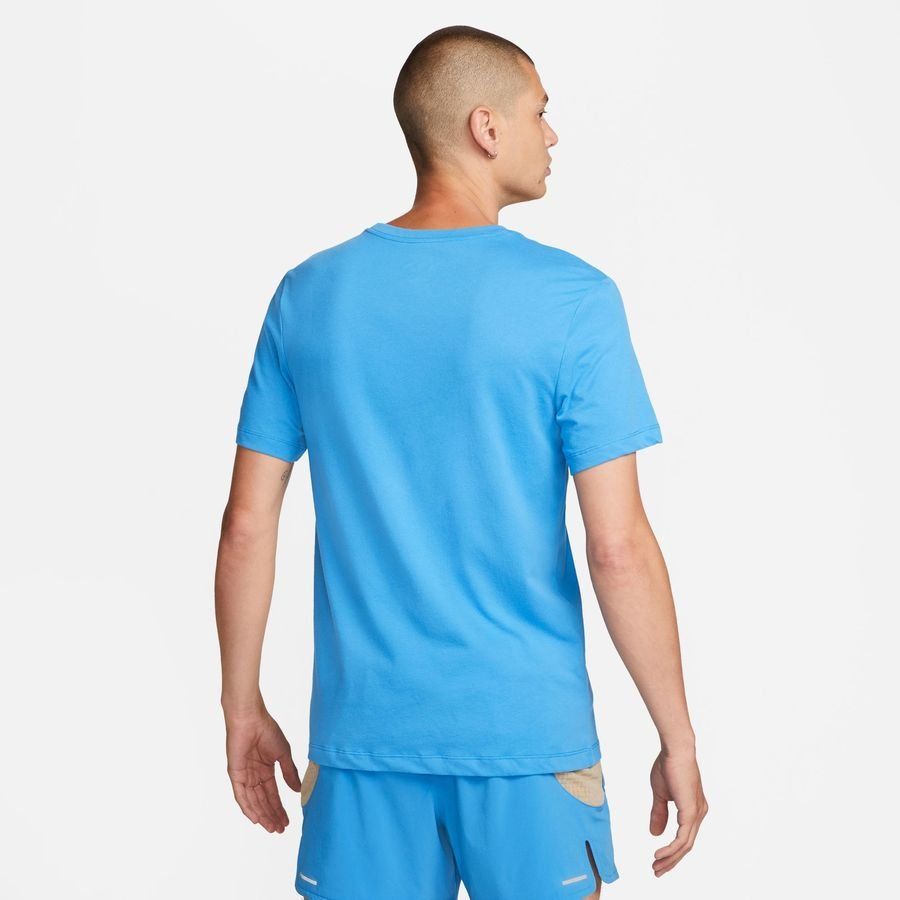 Nike T-shirt Running Dri-FIT Run Trail - Bleu
