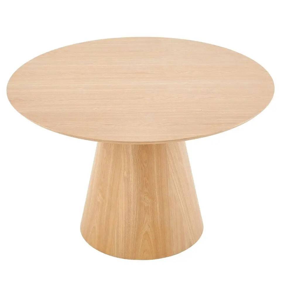 Eettafel Rond - Naturel - 120x120x75cm - 2-4 Personen - Fynn