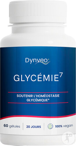 Dynveo Complexe Glycémie 7 Actifs Naturels 60 Gélules