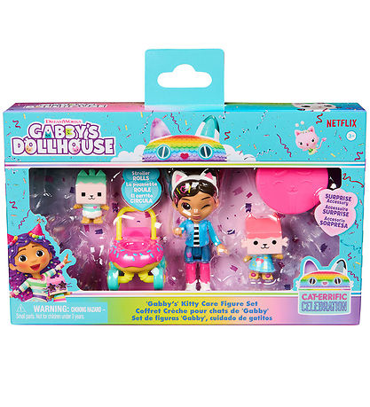Gabby's Dollhouse Figurenset - 5 Teile - Friends Kitty Care