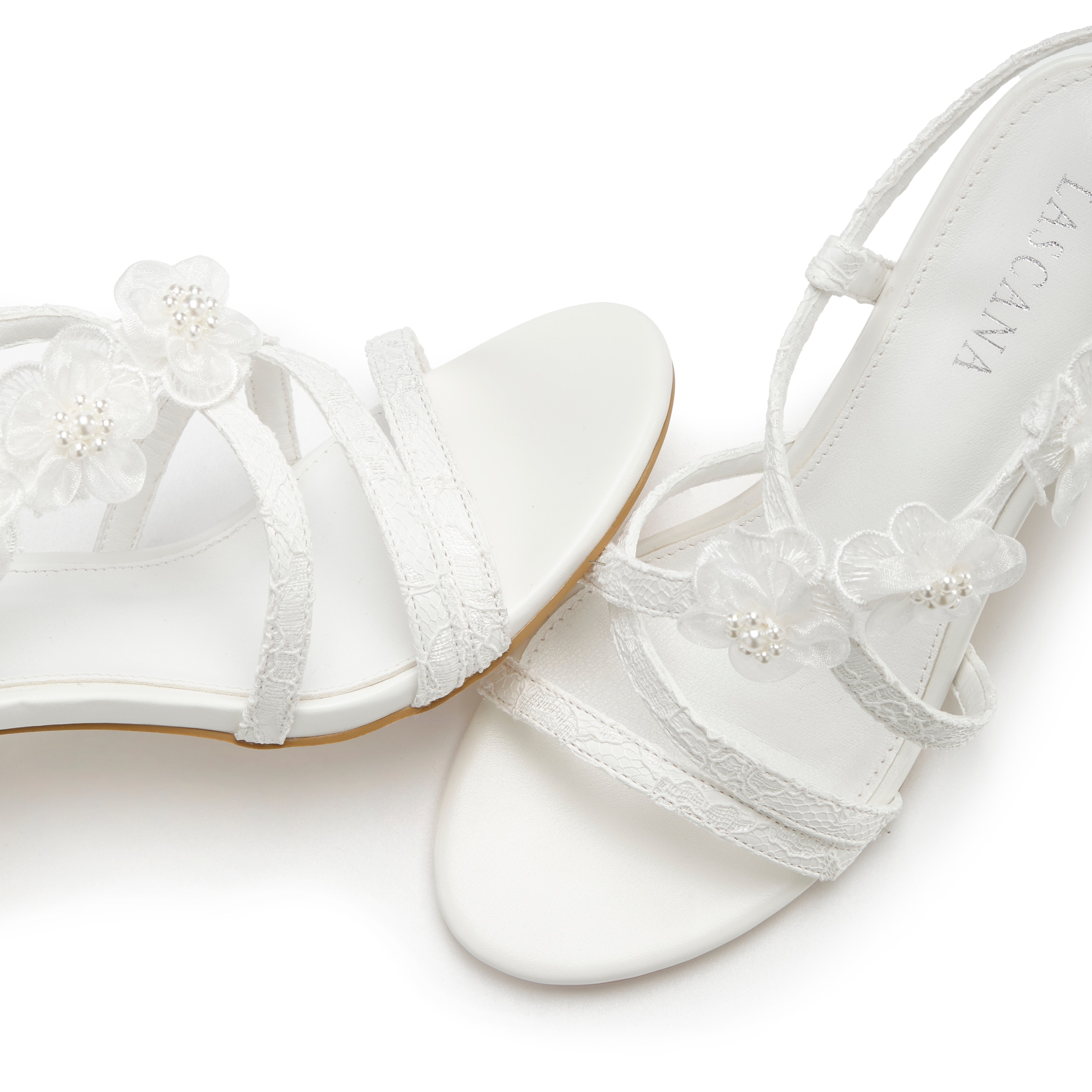 LASCANA High-Heel-Sandalette »Riemchenschuh mit Absatz,«  Romantische Sandalette, Sommerschuh