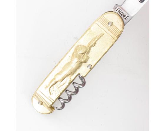 Chasseur - Chien - 2 pièces Couteau de poche par Coursolle