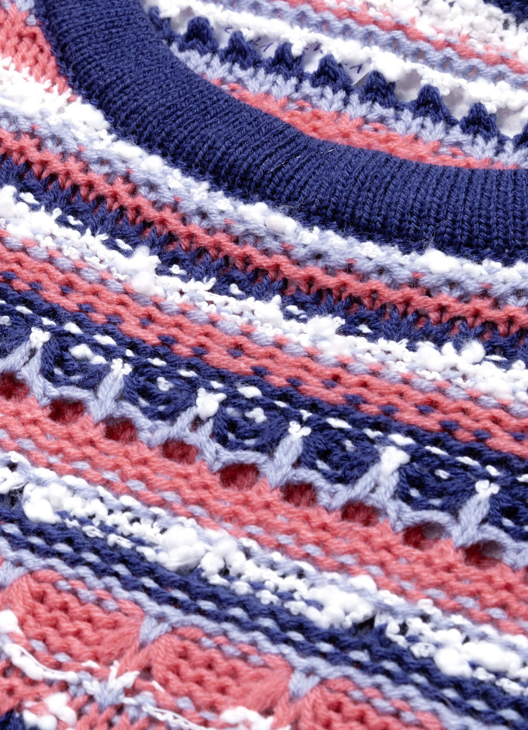 Pullover in Garnmix