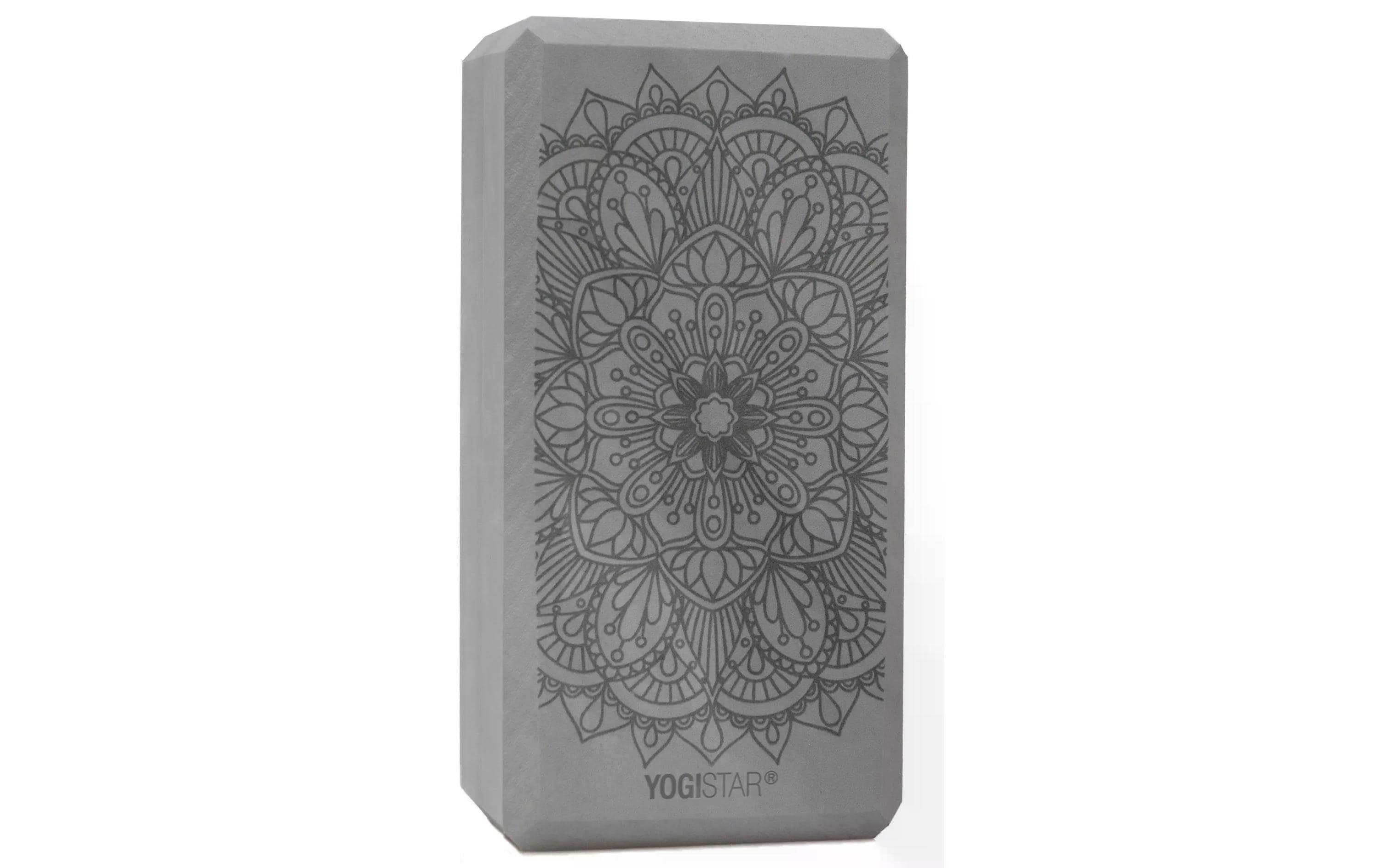 Yoga Block Basic Lotus Mandala, GraphiteYoga-Block