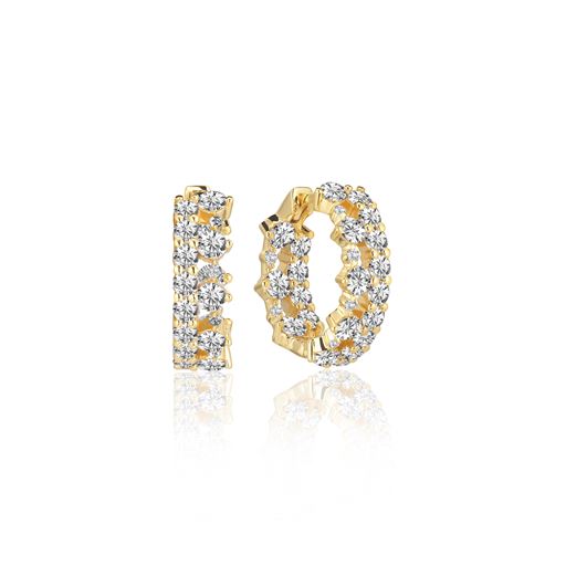 Sif Jakobs Jewellery Livigno Øreringe, Gold Plated