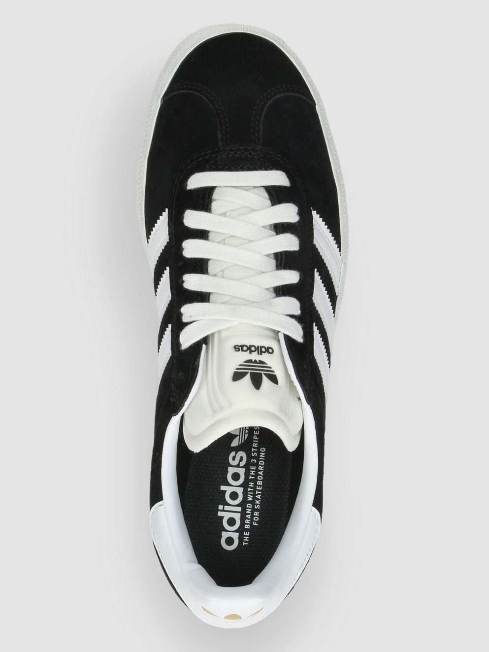 adidas Skateboarding Gazelle Adv Skate Shoes cblack/ftwwht/goldmt