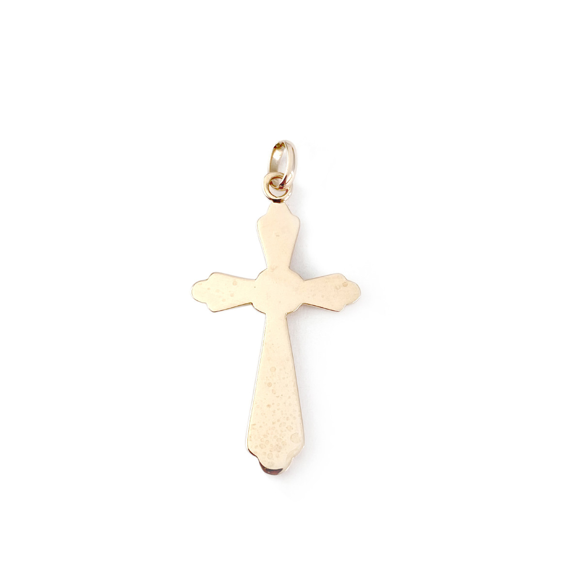 Pendentif croix d'occasion or 750 jaune