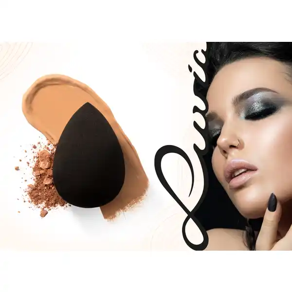 Make-up Blending Sponge Set-Black