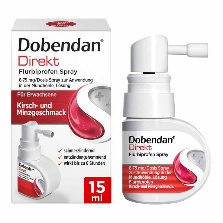Dobendan® Direkt Flurbiprofen Spray, 15 ml