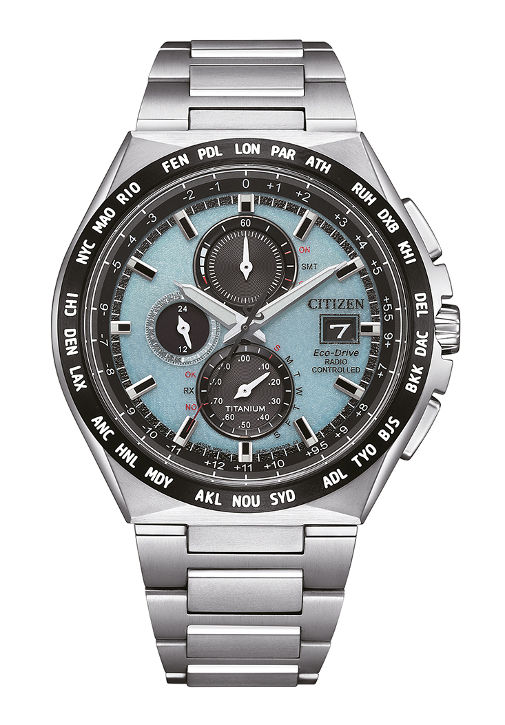 Citizen Eco Drive Funkuhr Titanium AT8238-84M