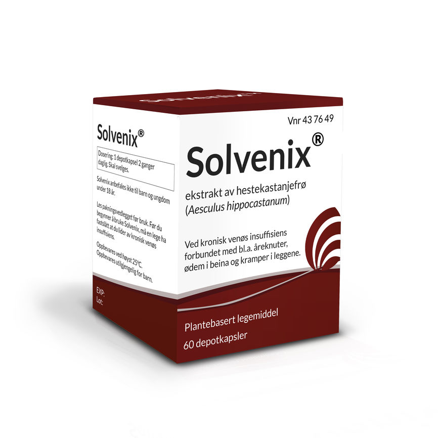 Solvenix® - ved dårlig blodsirkulasjon i beina