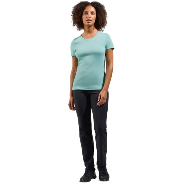 T-shirt randonnée ODLO F-DRY CREW NECK S/S W AQUA HAZE