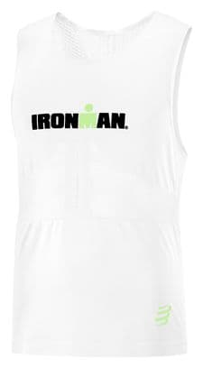 Débardeur Compressport IronMan Seaside Blanc