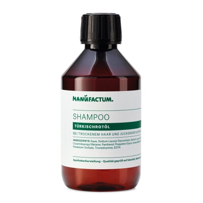 Manufactum Shampoo, Türkischrotöl, 250-ml-Kunststoffflasche