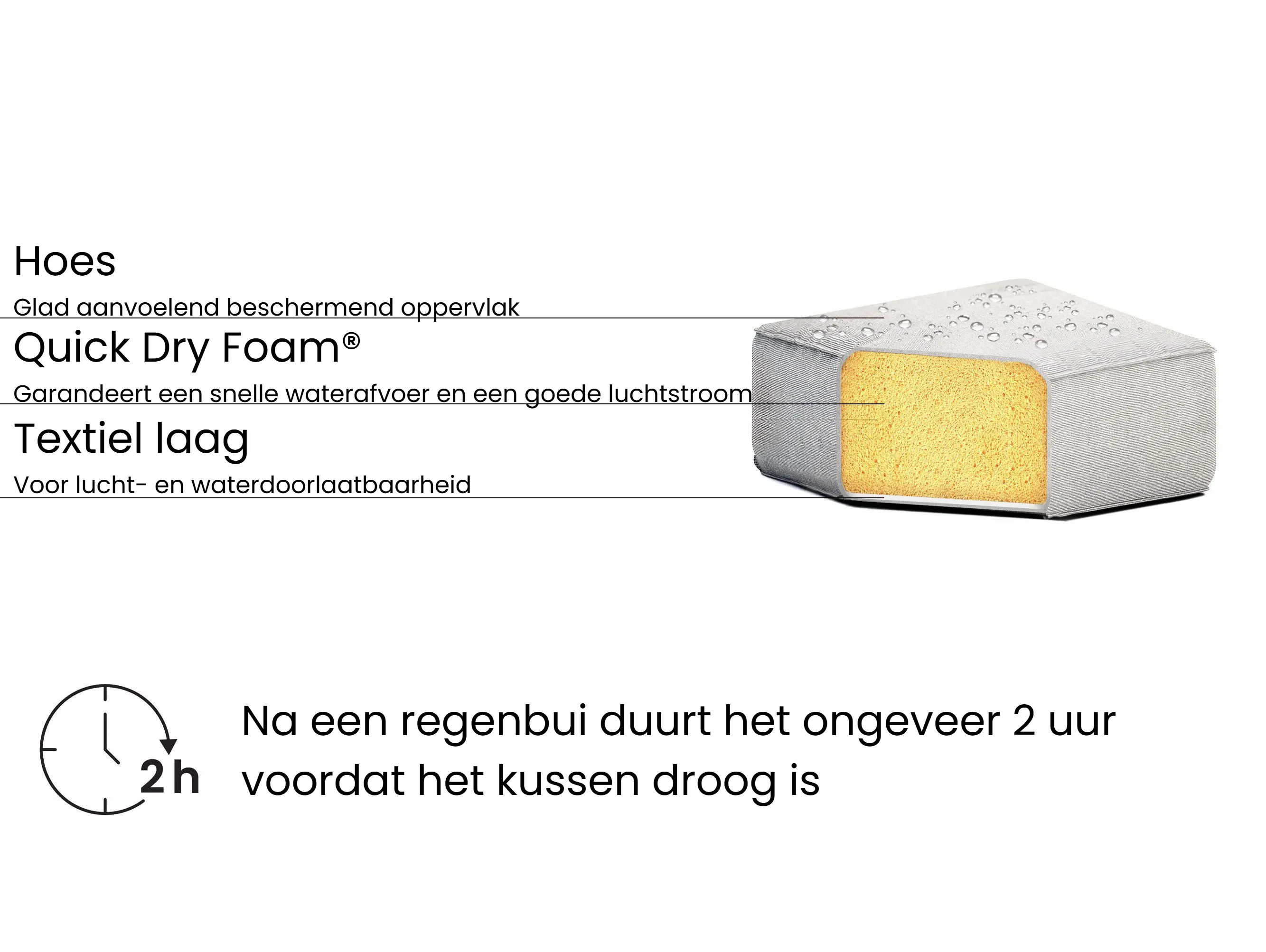 Ligstoel met kussen NETTUNO Metaal Lichtbeige