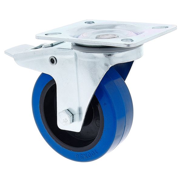 Millenium Lenkrolle gebremst MkII blau