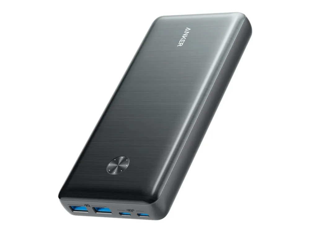Anker PowerCore III Elite 25600 - Powerbank - 25600 mAh - 87 Watt - IQ 3.0 (2 x USB, 2 x USB-C) - sort