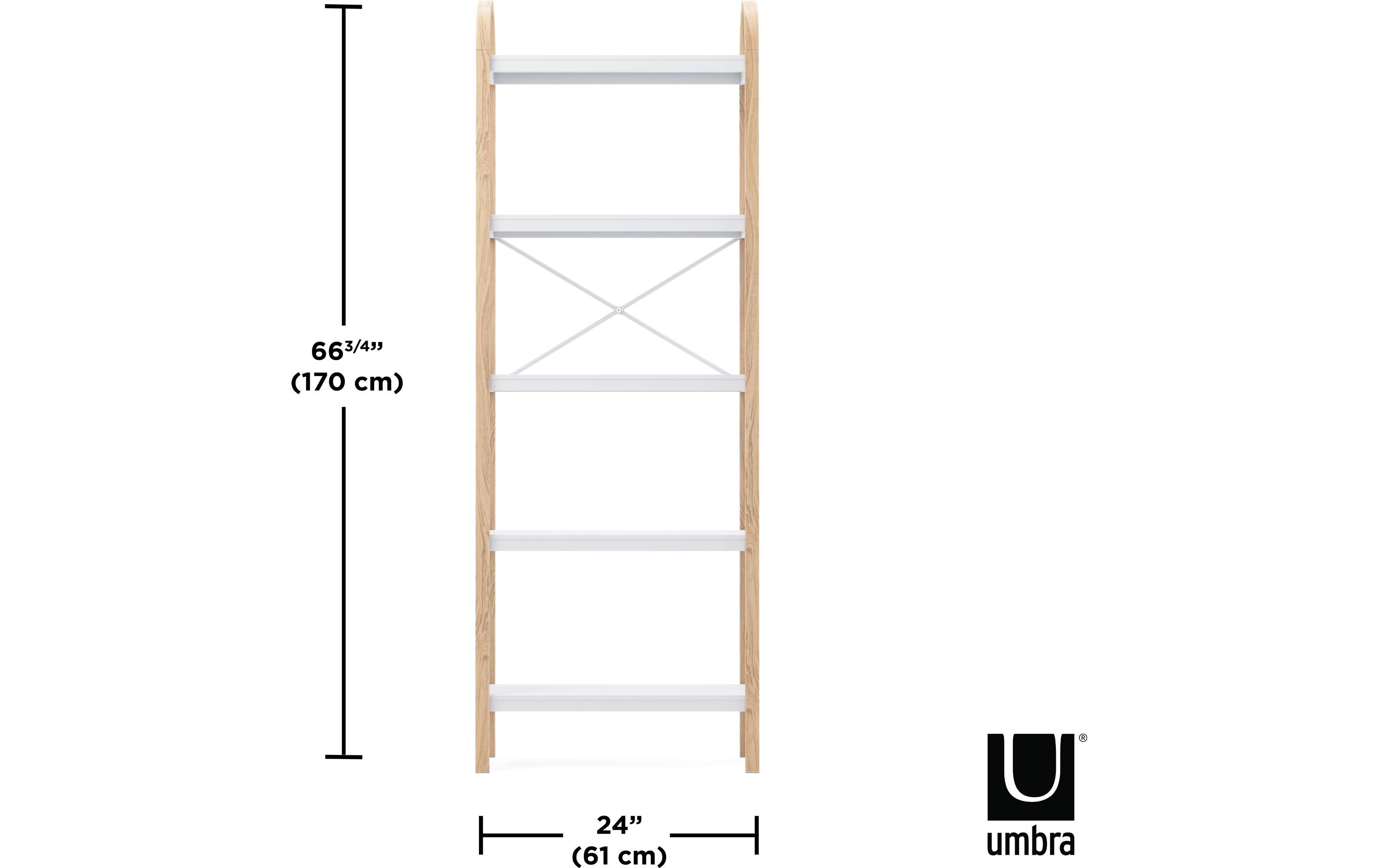 Regal Bellwood 61 x 170 cm, Nature<br>Regal mit 5 Ablagen