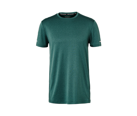Funktionsshirt, dunkelgrün meliert