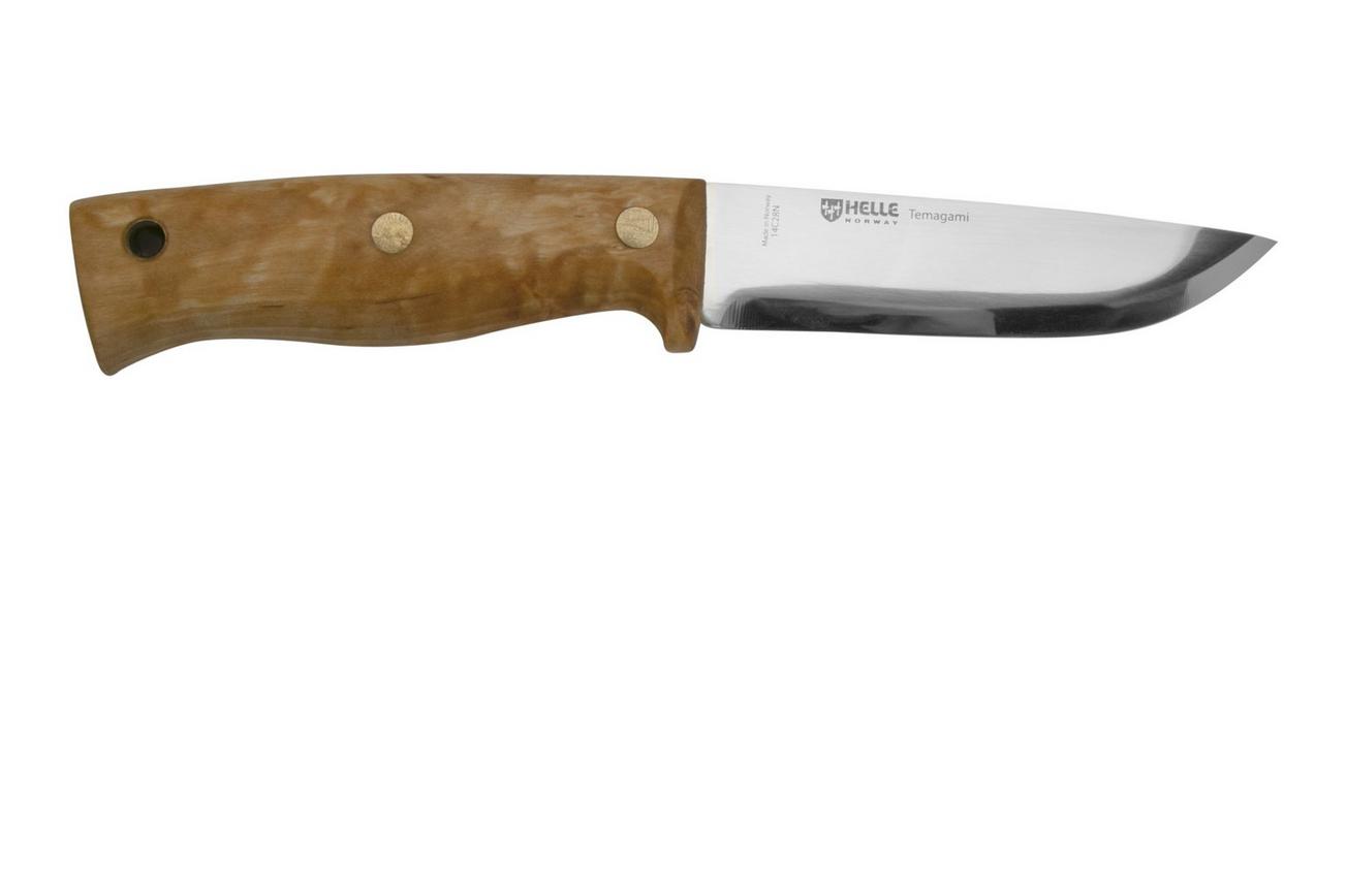 Helle Temagami 300 14C28N bushcraftmes, Les Stroud ontwerp
