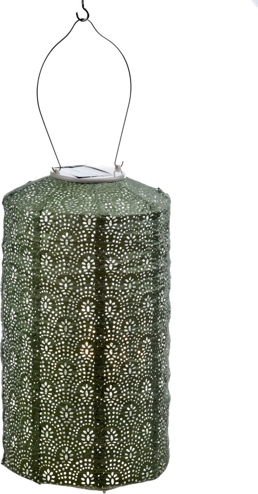Lumiz solar lampion Fan groen D 18 H 33 cm