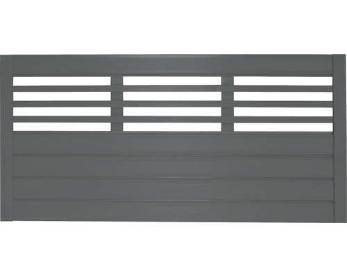Konsta Style voortuinhek 180 x 90 cm antraciet