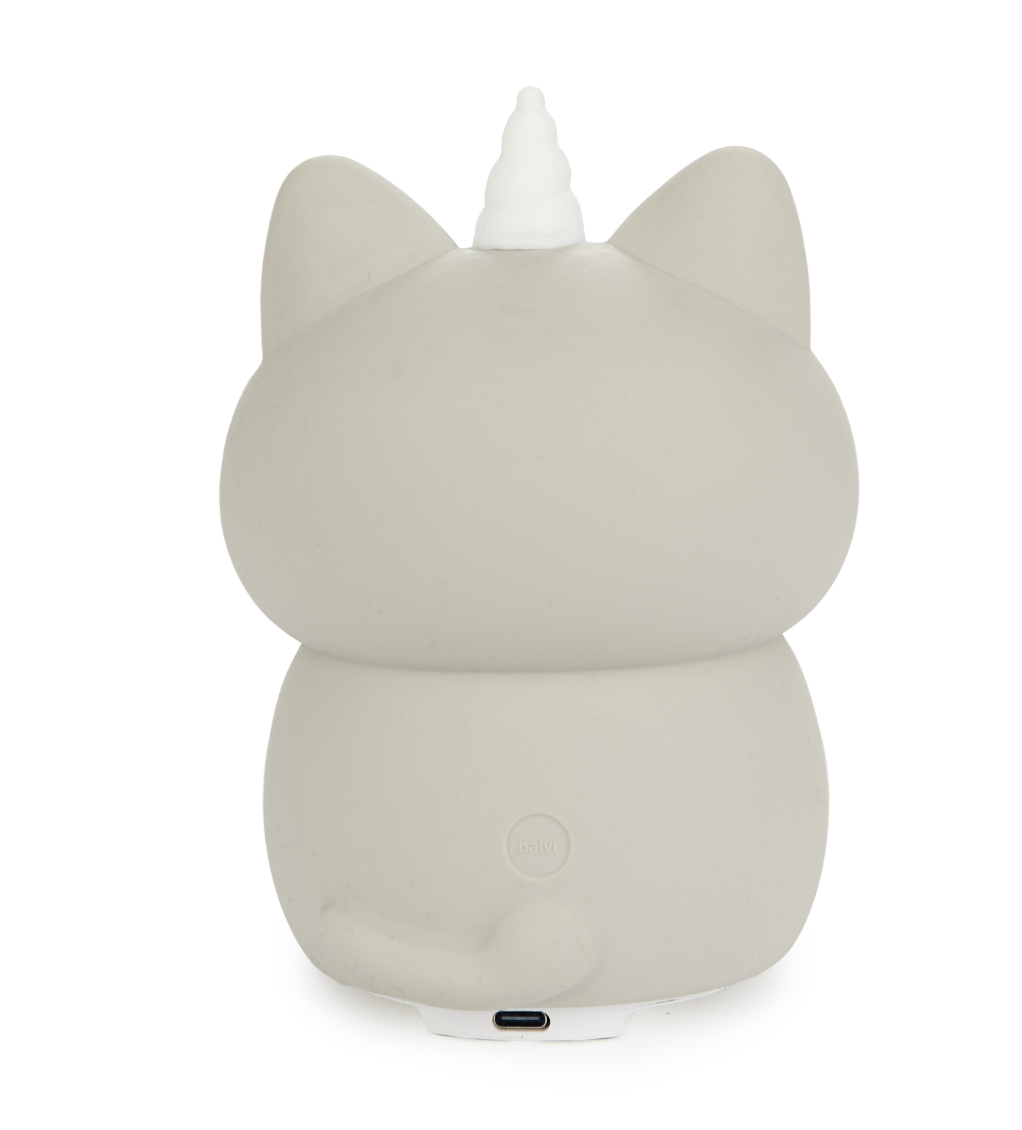 (145x110mm) USB Kinder Nachtlicht Kawaii Starry Katzen LED Tisch Lampe mit Touch Funktion (BA28067)