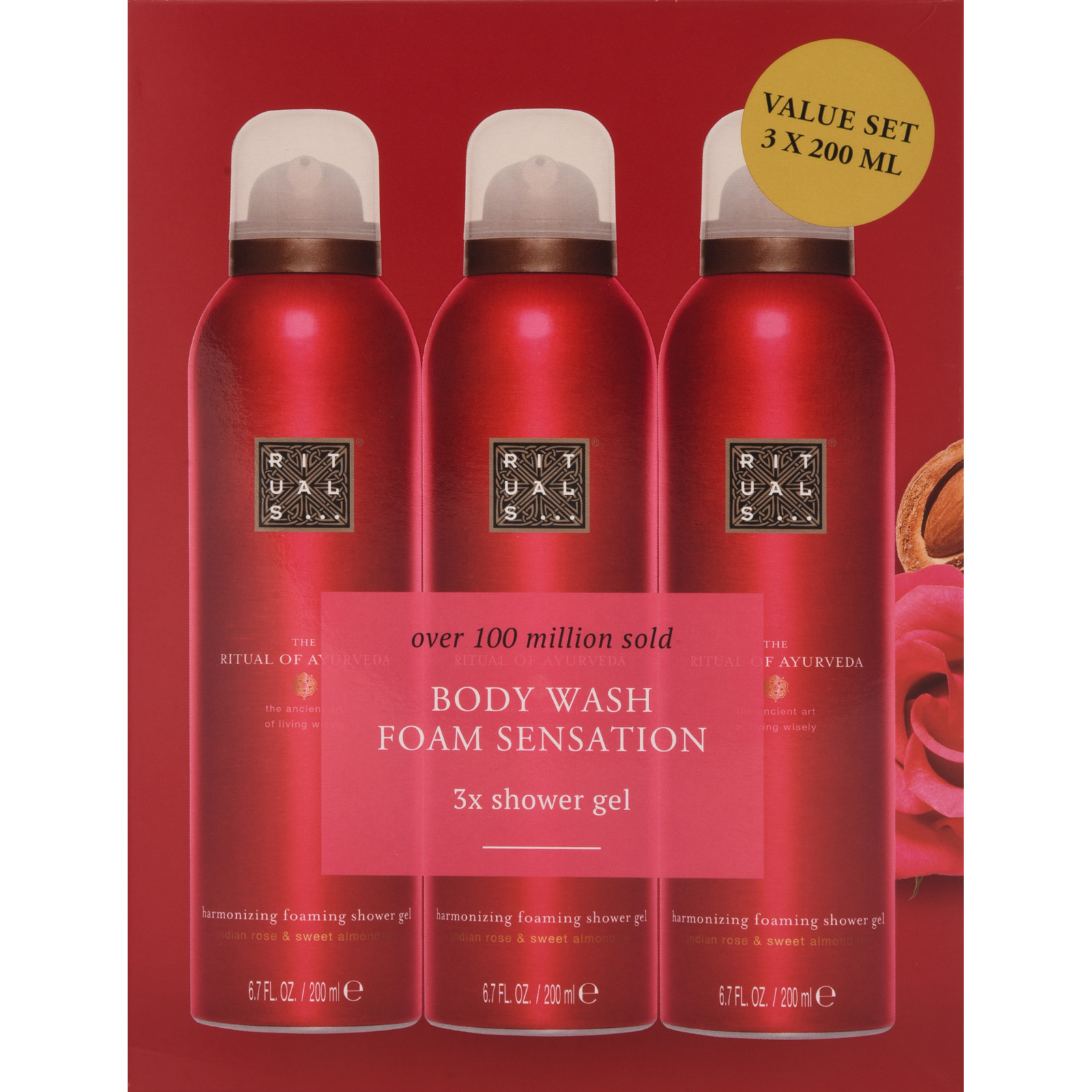 Ritual of Ayurveda Duschschaum 3 x 200 ml
