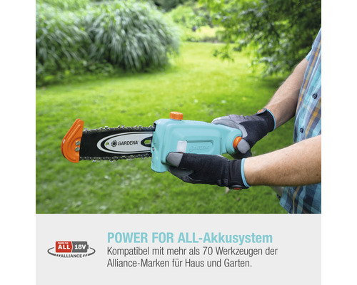 GARDENA P4A TCS 20/18V Accu-stoksnoeischaar zonder accu en lader, 20 cm