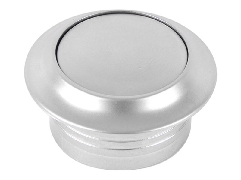 Obelink push-lock knop - silver