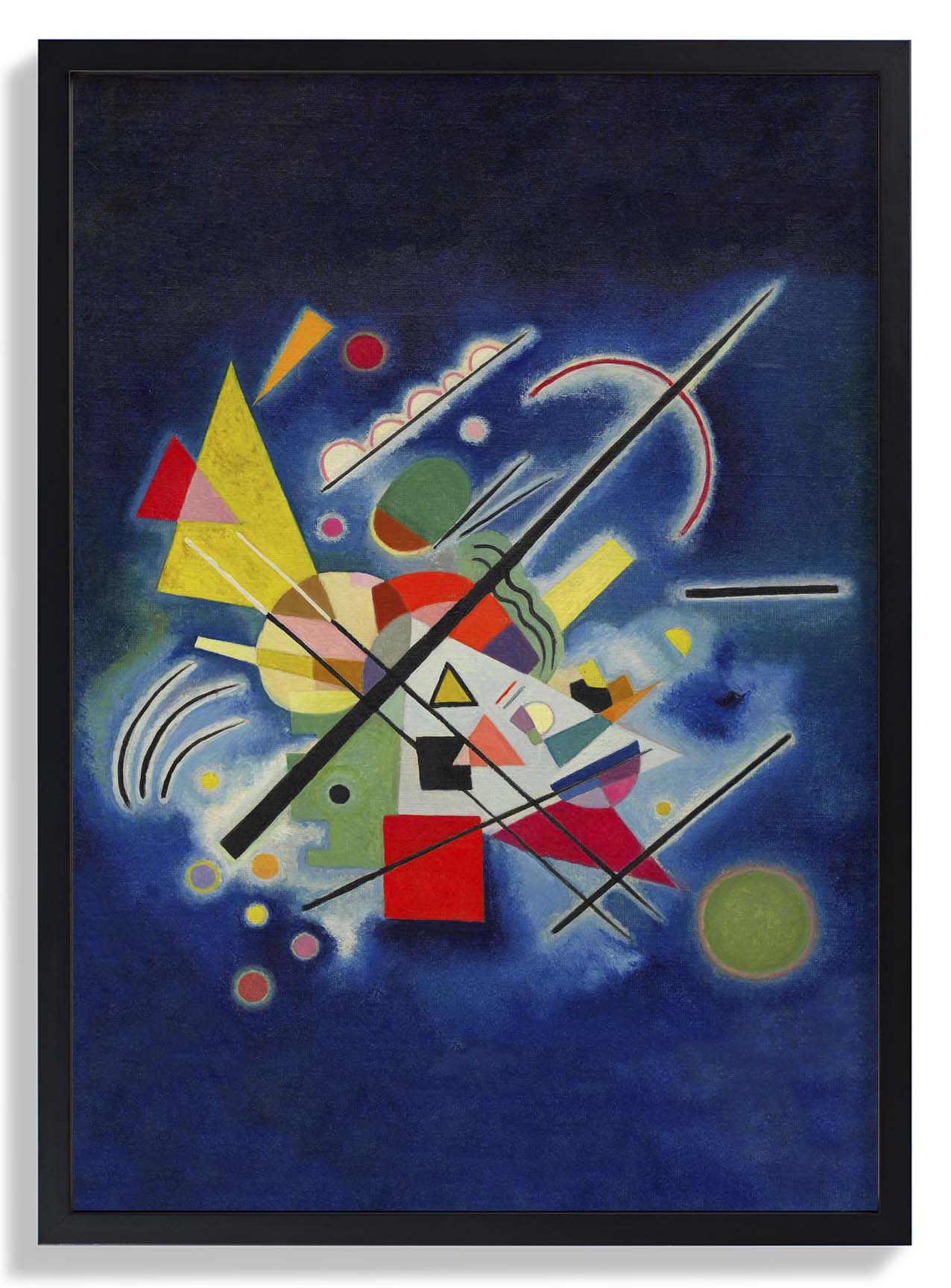 Blau Malerei von Wassily Kandinsky