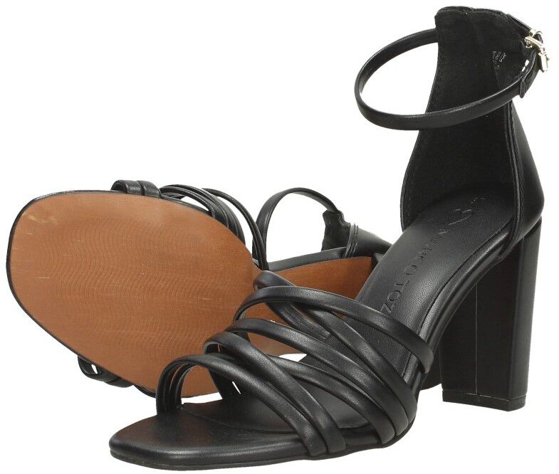 Marco Tozzi Sandalen Hak zwart