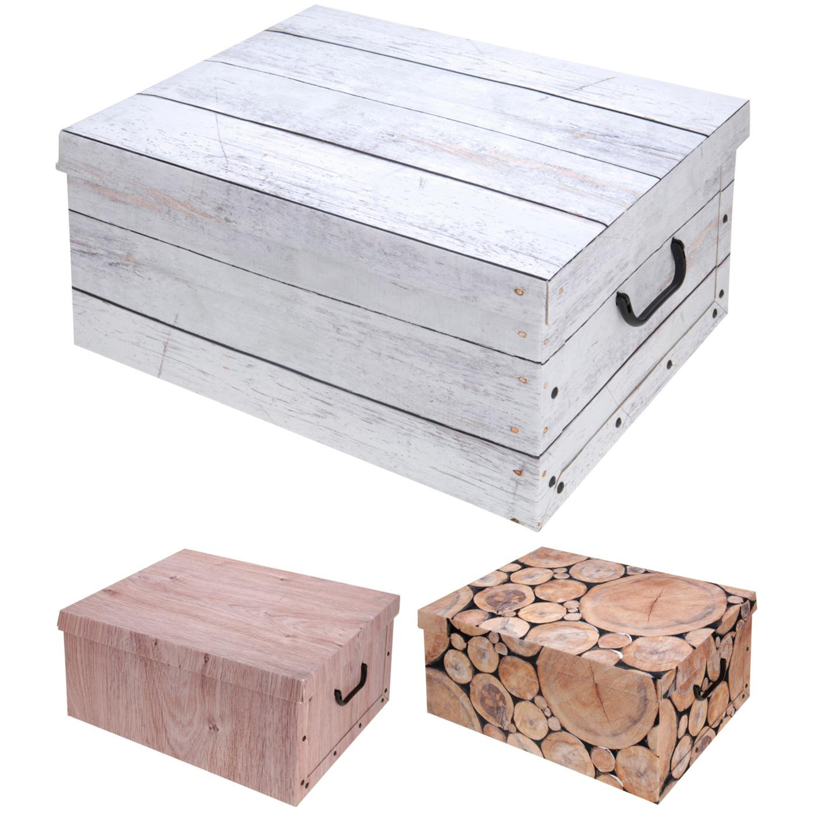 Aufbewahrungsbox - sortierte Designs - Holzdesign