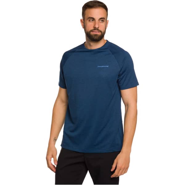 T-shirt randonnée TRANGOWORLD BIBANE FEDERAL BLUE/POSEIDON