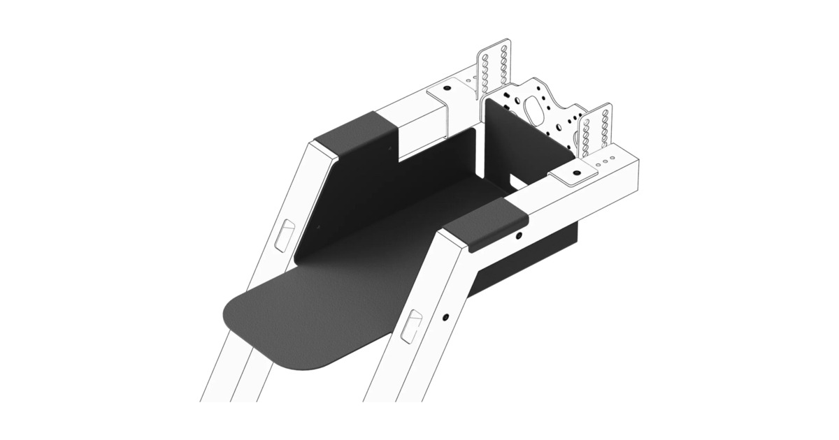 Res-TechX1-GT Pc Support for Independent Monitor Stand bevestiging  (Zwart)