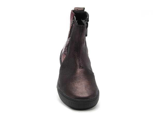 Bopy boots bottine enfant samalo enfant bordeaux