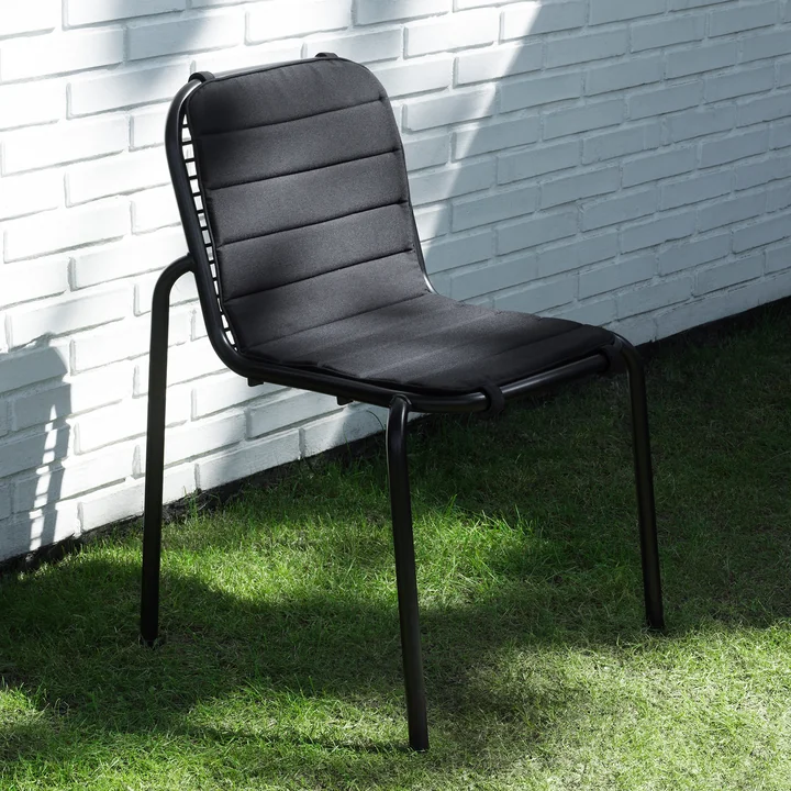 Normann Copenhagen - Vig Stuhl Sitzauflage, schwarz