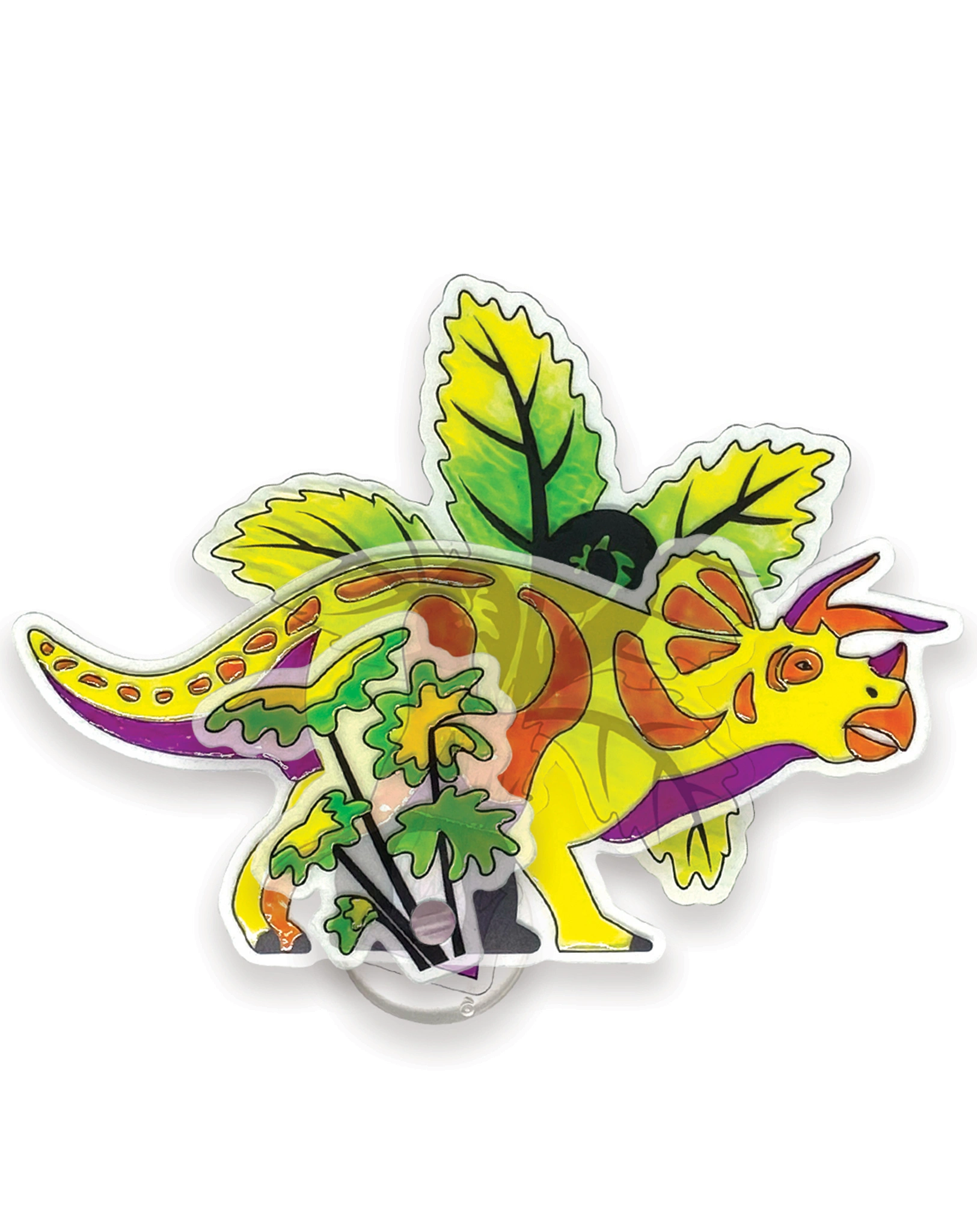 Fensterbilder-Malset DINOSART 19-teilig
