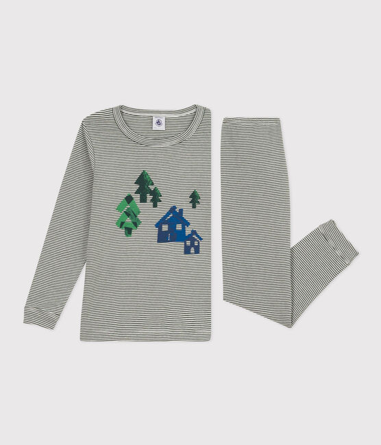 Pyjama rayé en coton enfant