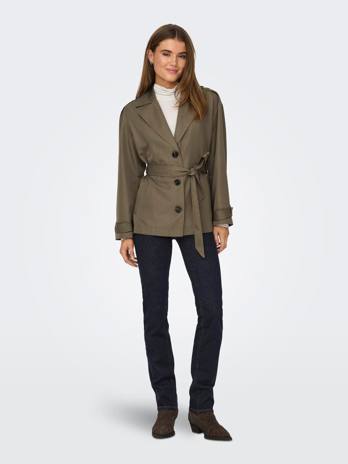 ONLLINE Trenchcoat Walnut