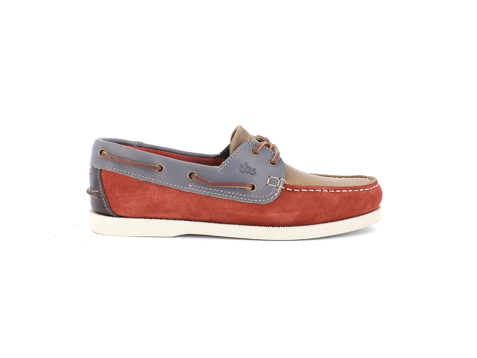 Tbs-PHENIS Nubuck Marron Rouge