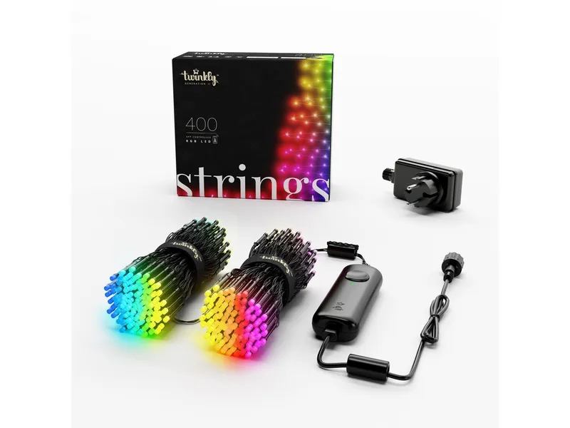 Twinkly Strings 400 LEDs Multicolor RGB - 32 meter/400 lys