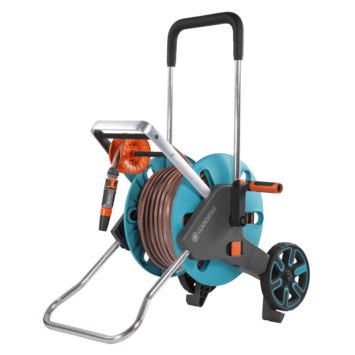 Gardena slangenwagen CleverRoll M (incl. 20m slang, koppelingen en tuinspuit)