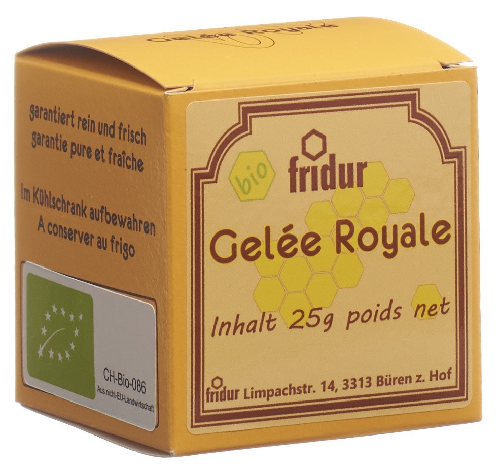 FRIDUR Bio-Gelée-Royale<br>25 g, Glas