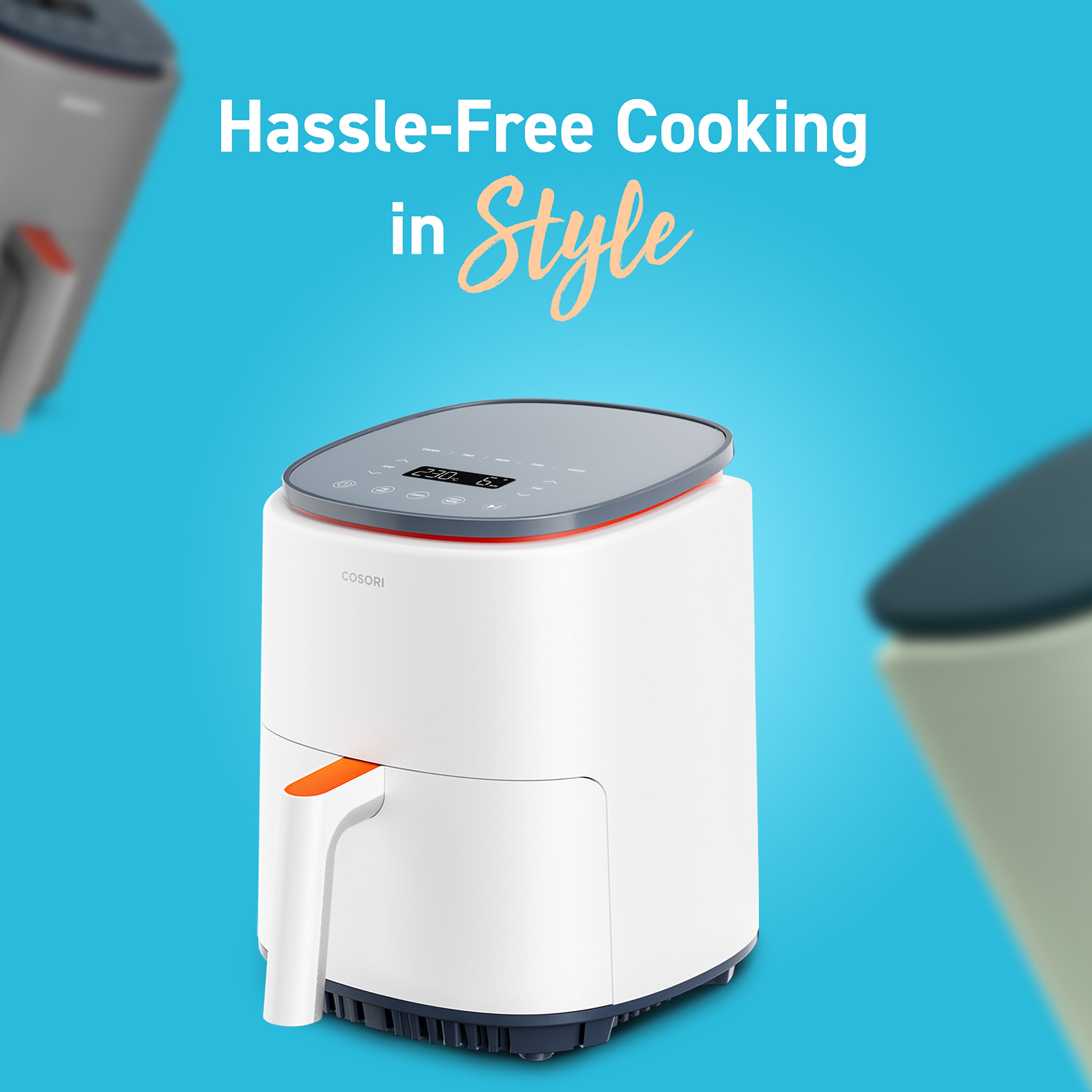 COSORI 3,8-Liter Smart Heißluftfritteuse, Retail Exclusive